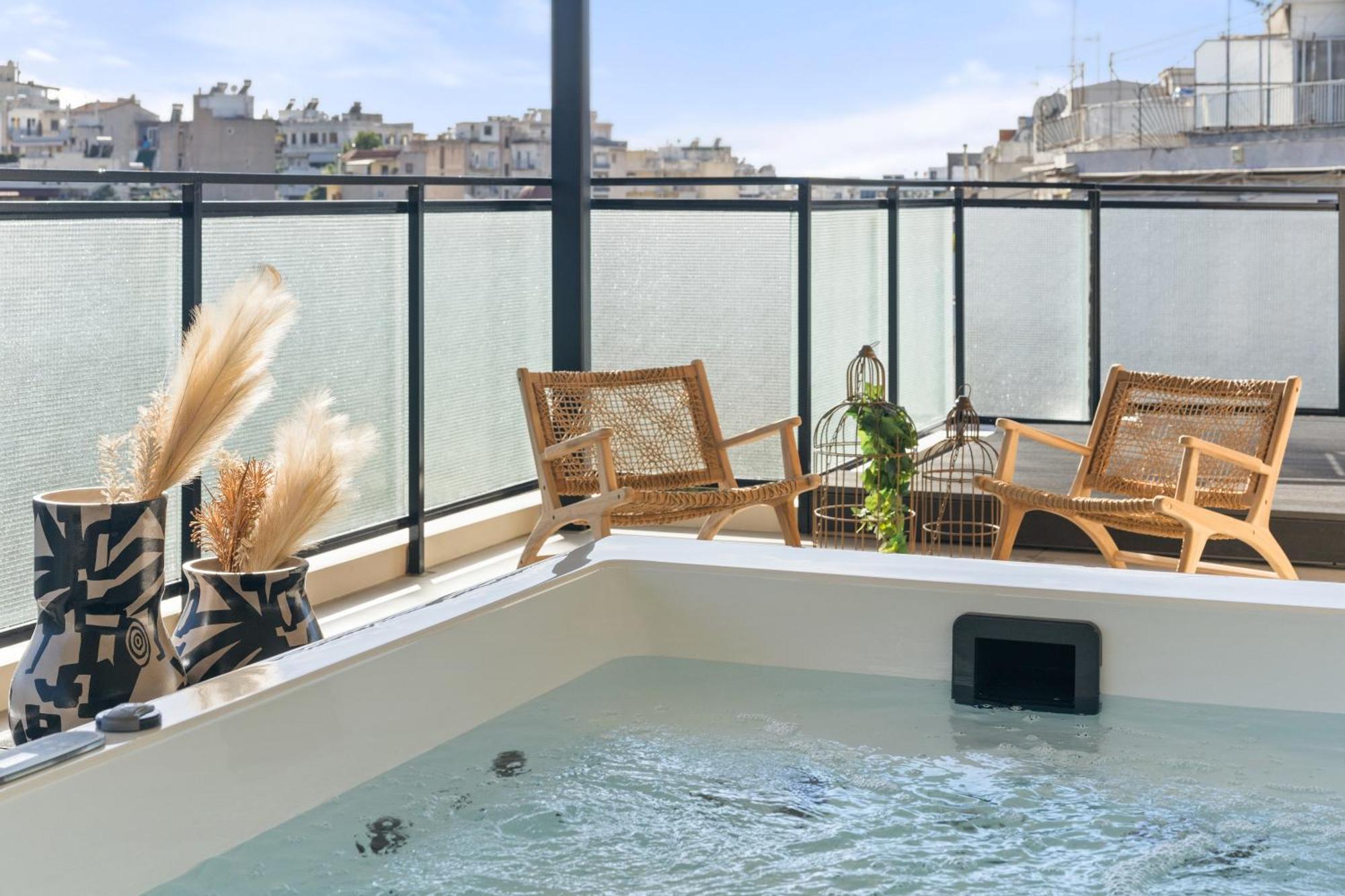 Acron 12 Penthouse Acropolis Suites Athene Buitenkant foto
