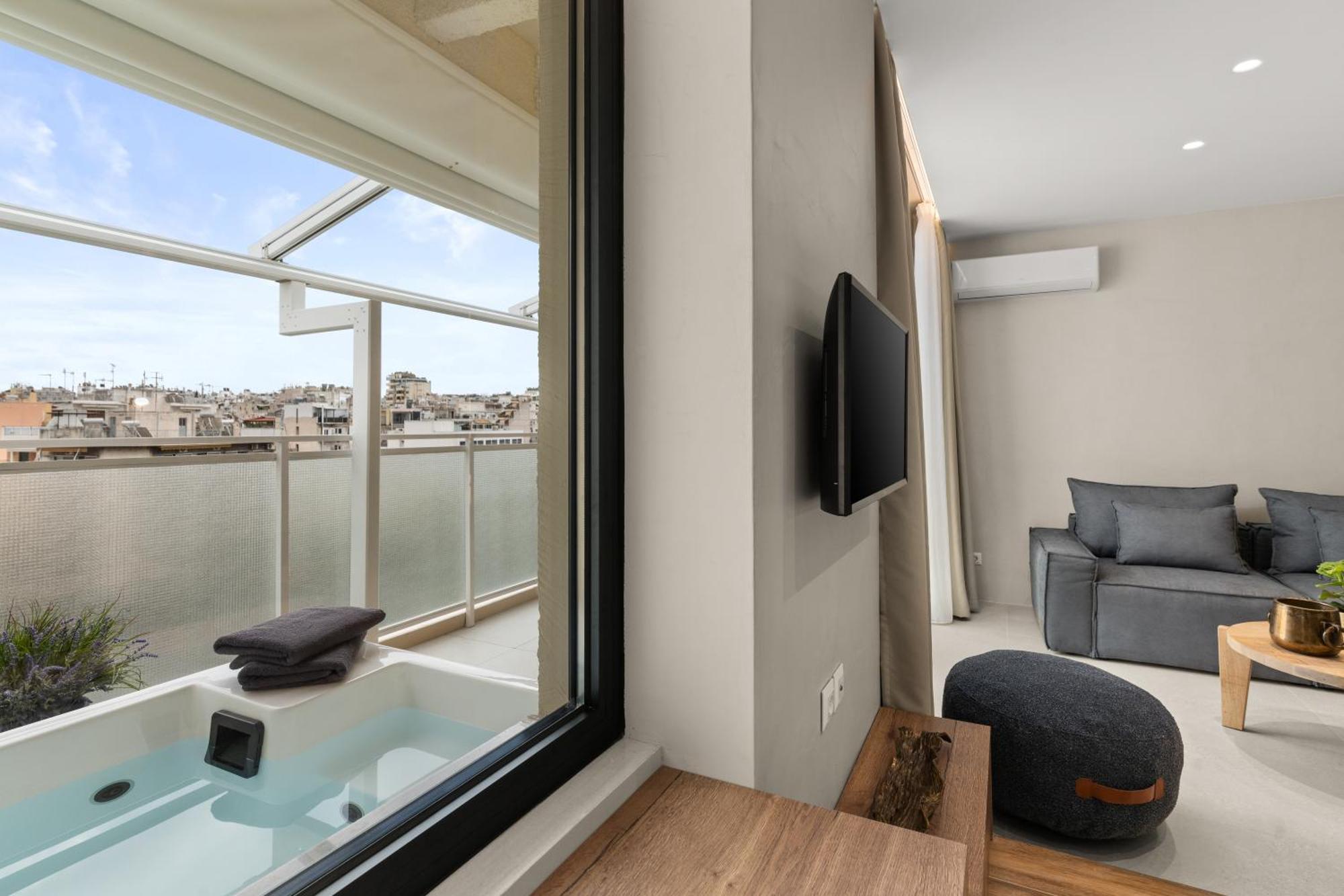Acron 12 Penthouse Acropolis Suites Athene Buitenkant foto