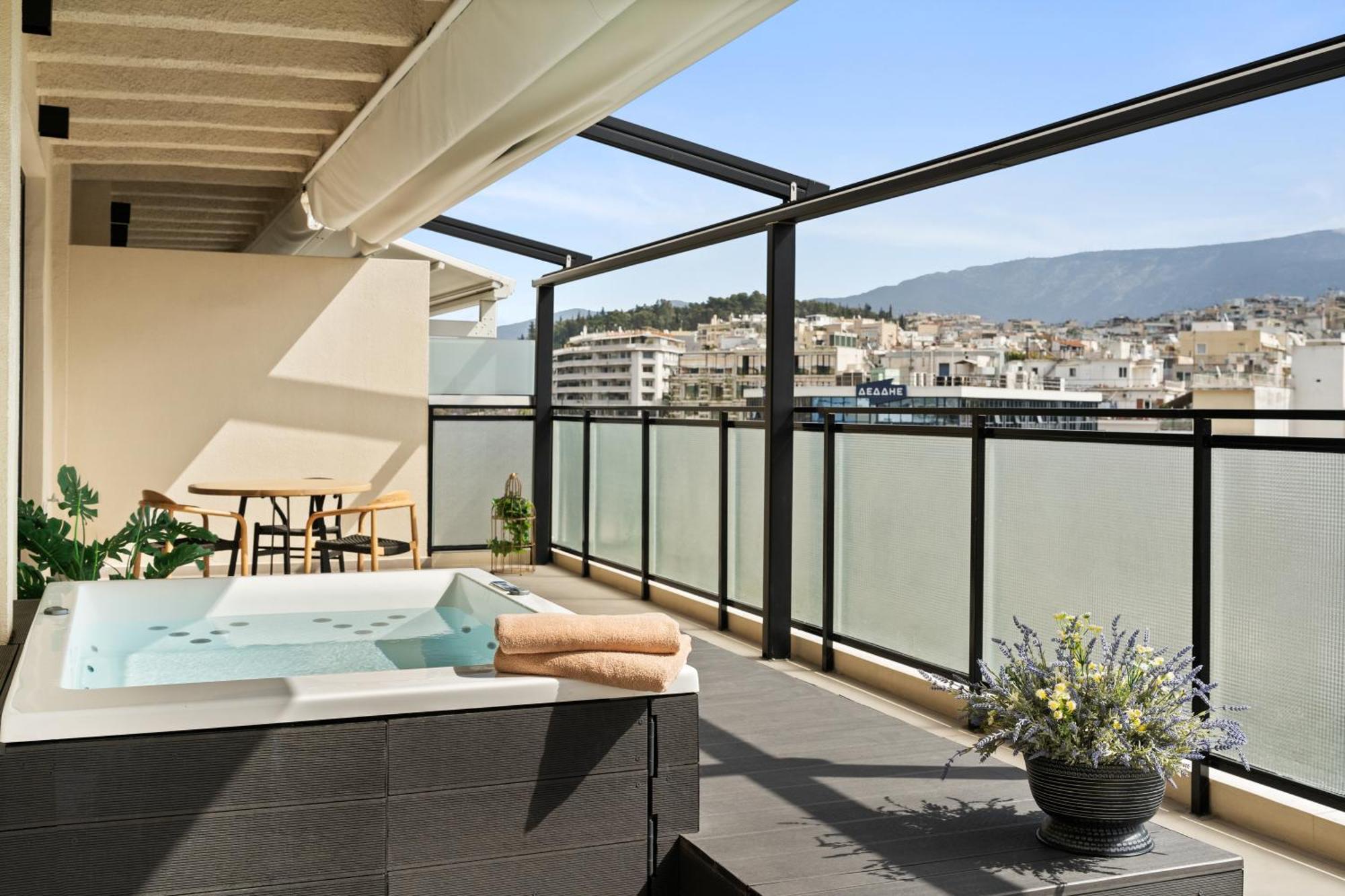 Acron 12 Penthouse Acropolis Suites Athene Buitenkant foto